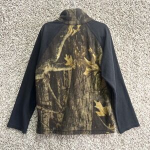 Columbia Sweatshirt Boys Small 8 Camouflage‎ Quarter Zip Fleece Pullover
